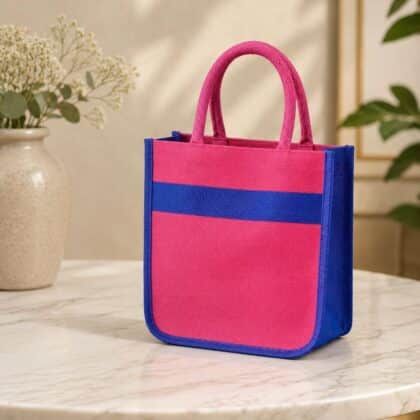 Premium Jute Lunch Bag with Zipper_v3